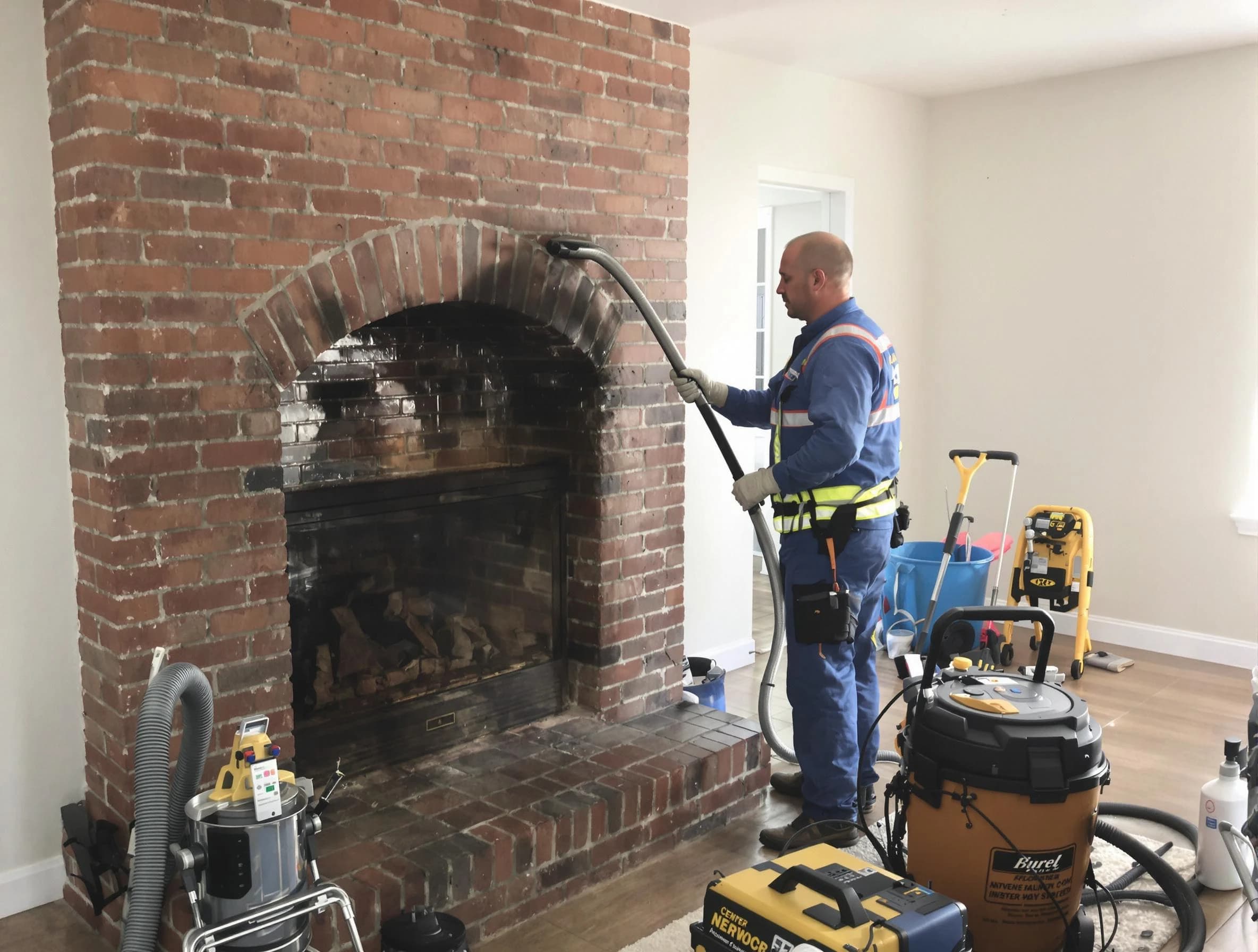 Chartiers Chimney Sweep expert performing detailed chimney sweep in Chartiers, PA
