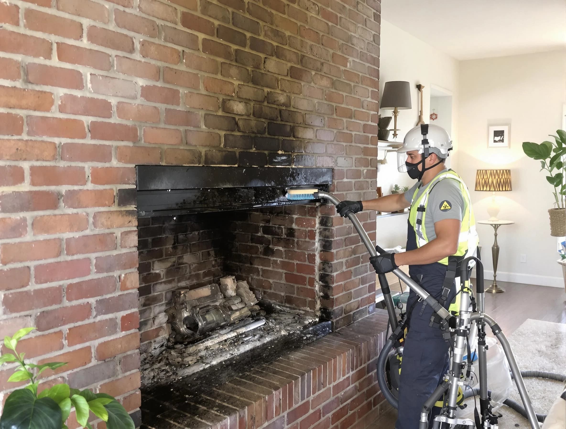 Chartiers Chimney Sweep providing fireplace cleaning services in Chartiers, PA