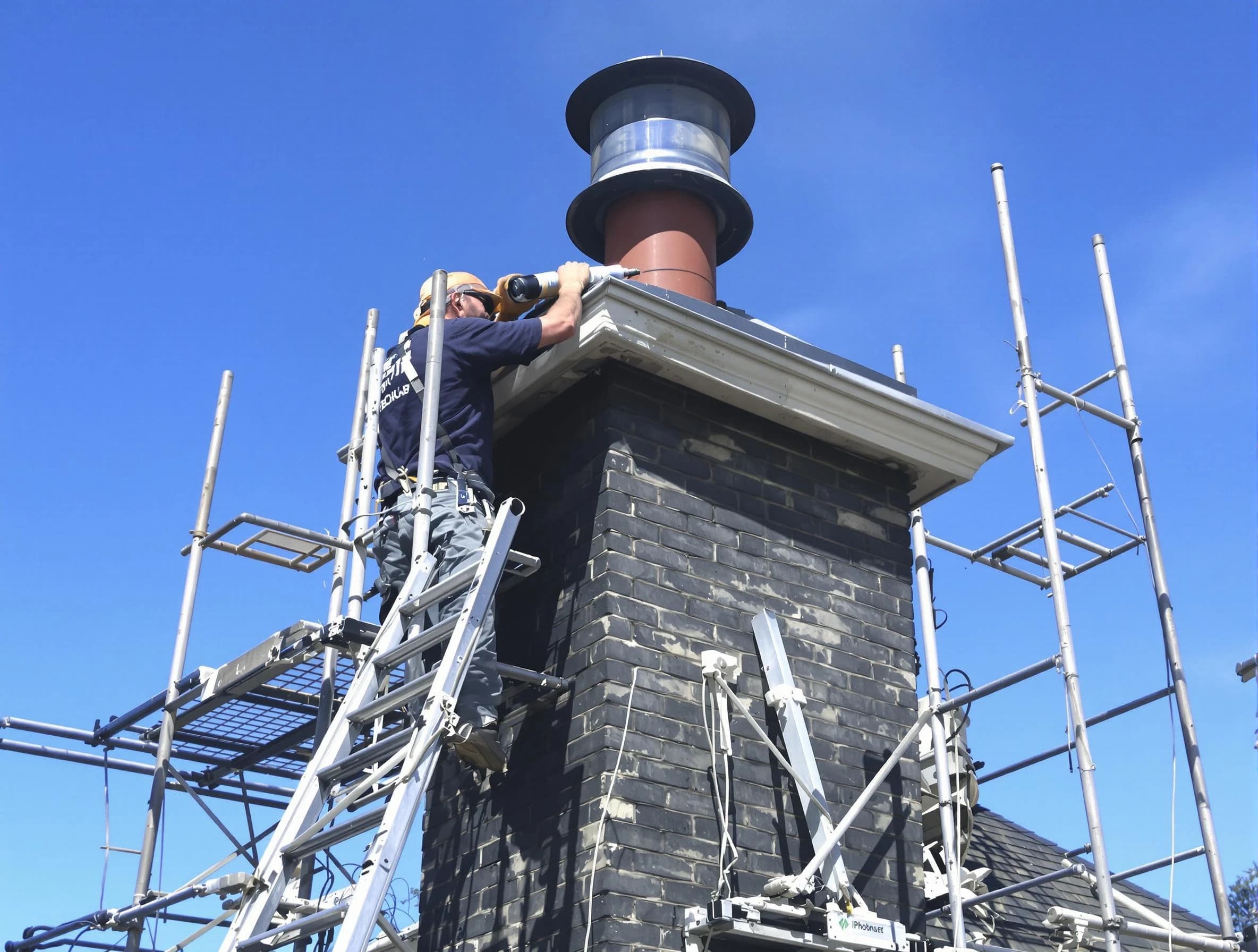 Sturdy chimney crown finished by Chartiers Chimney Sweep in Chartiers, PA