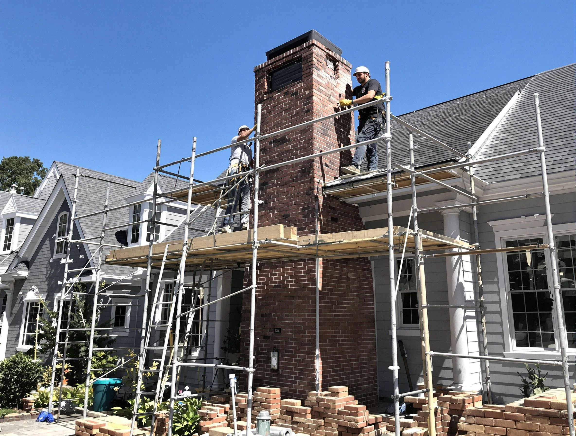 Chimney Rebuilding in Chartiers