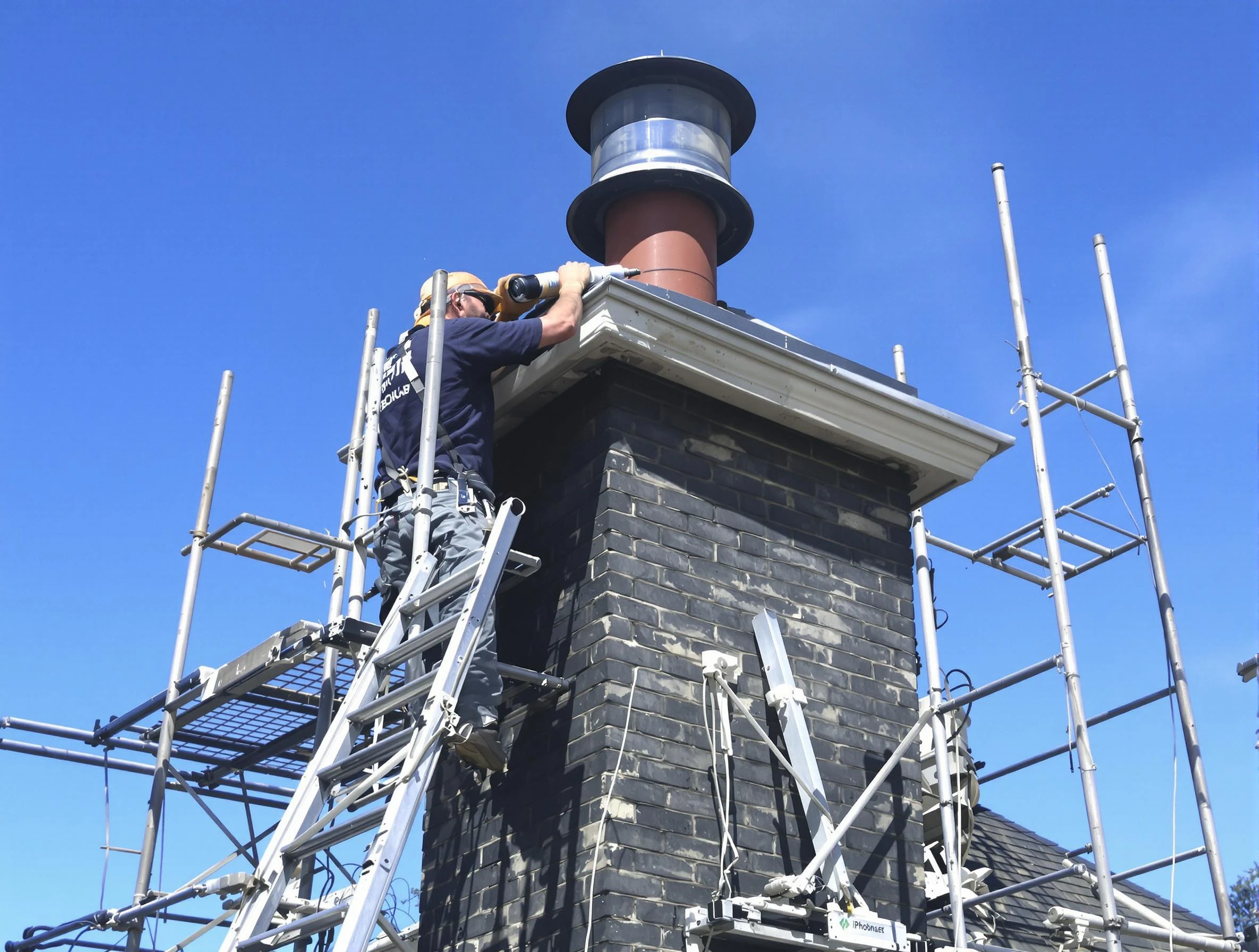 Sturdy chimney crown finished by Chartiers Chimney Sweep in Chartiers, PA