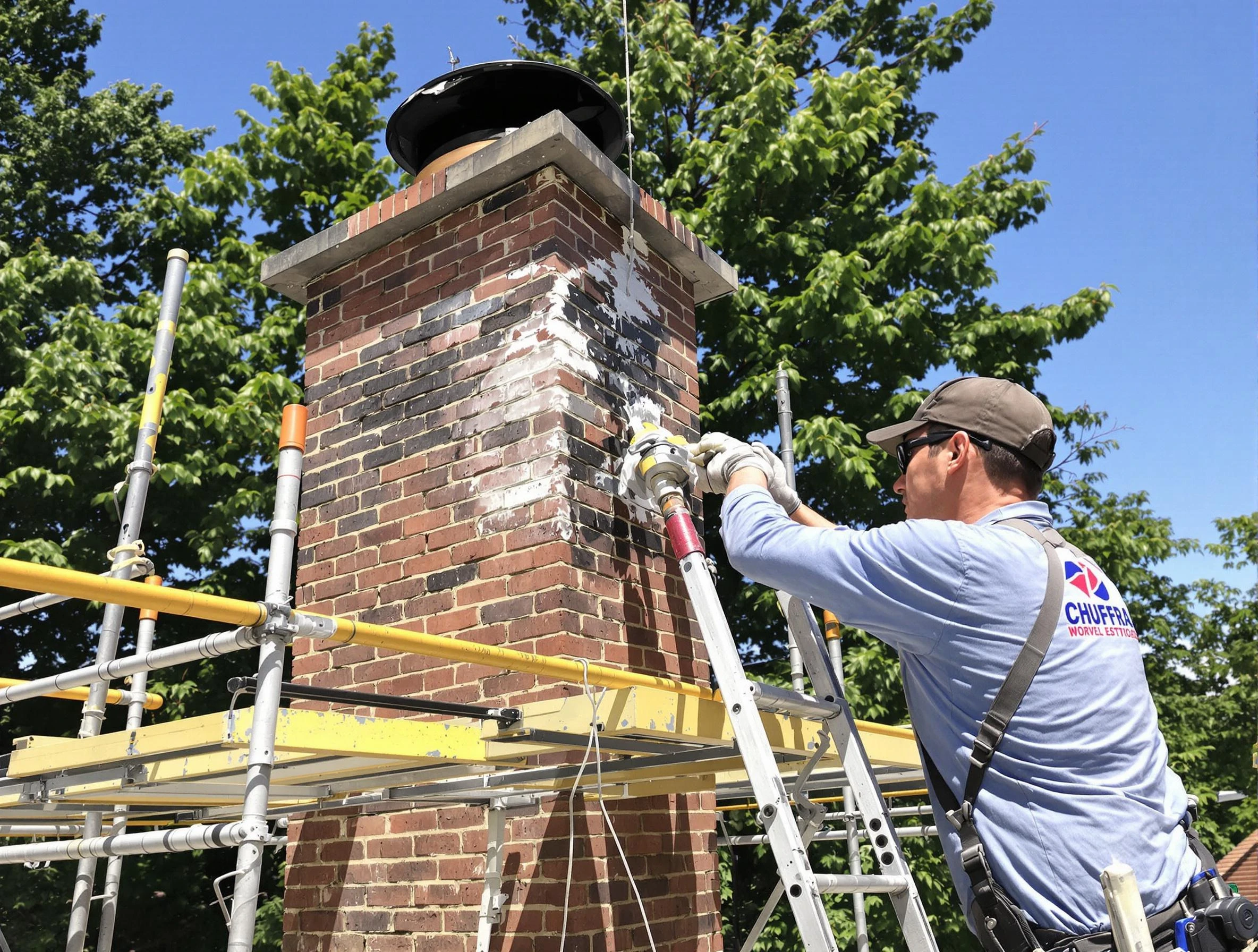 Structural chimney repair by Chartiers Chimney Sweep in Chartiers, PA