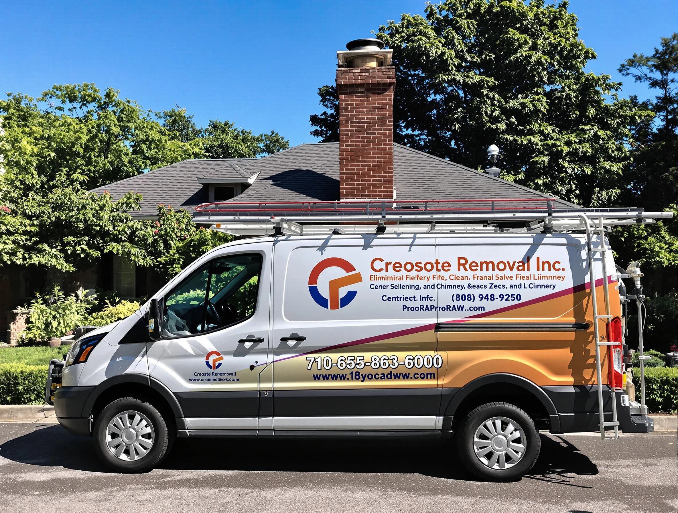 Chartiers Chimney Sweep technician removing creosote safely in Chartiers, PA